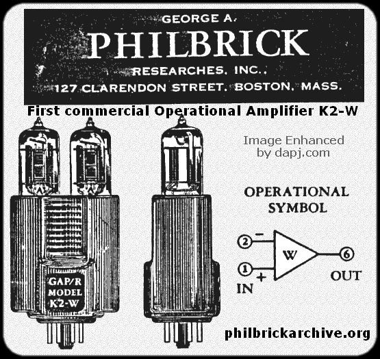 The Philbrick Archive and Operational Amplifier