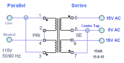 Transformers Series and Parallel Connections.