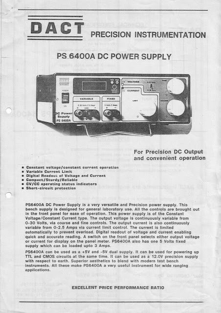 Regulated Power Supply 30V 5A